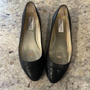 Jimmy Choo Flats- Black size 37